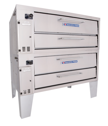 Bakers Pride 452 Gas Deck-Type Pizza Bake Oven with High-Heat Performance and Durable Construction