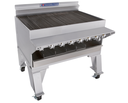 Bakers Pride CH-8 Gas Charbroiler Floor Model with Heavy-Duty Cooking Grates and Adjustable Heat Control