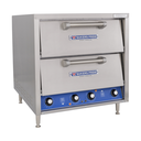 Bakers Pride DP-2 Electric Countertop Pizza Bake Oven with Dual Decks and Adjustable Temperature Control
