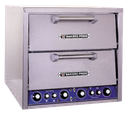 Bakers Pride DP-2BL Electric Countertop Pizza Bake Oven with Dual Decks and High-Performance Heating