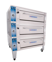 Bakers Pride EB-3-8-3836 Electric Deck-Type Oven with Dual Deck and Adjustable Temperature Control