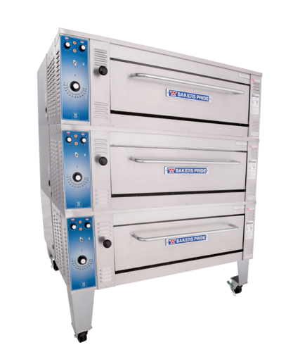 Bakers Pride EB-3-8-3836 Electric Deck-Type Oven with Dual Deck and Adjustable Temperature Control