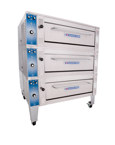 Bakers Pride EP-3-8-3836 Electric Deck-Type Pizza Bake Oven with Triple Deck Design and High Performance