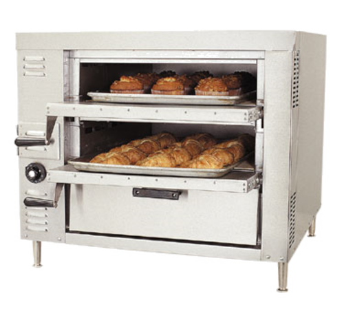 Bakers Pride GP61 Gas Countertop Pizza Bake Oven with High Efficiency and Adjustable Temperature Control