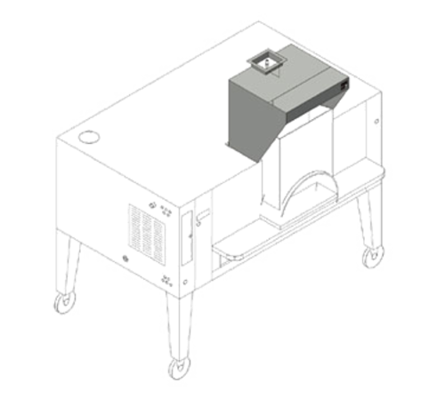 Bakers Pride PB-24 Commercial Exhaust Hood with High-Performance Ventilation System and Durable Stainless Steel Construction