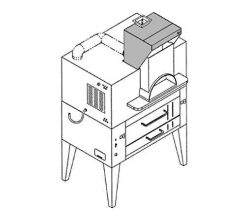 Bakers Pride PB-24S Commercial Exhaust Hood with High Efficiency Grease Filtration System