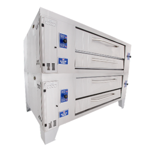 Bakers Pride Y-802 Gas Deck-Type Pizza Bake Oven with High Efficiency and Even Heat Distribution