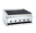 Bakers Pride L-36RS Gas Countertop Charbroiler with Radiant Heat and Adjustable Cooking Grates