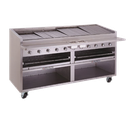 Bakers Pride F-72RS Gas Charbroiler Floor Model with Radiant Heat and Heavy Duty Construction