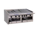 Bakers Pride C-60RS Gas Countertop Charbroiler with Adjustable Heat Control and Heavy-Duty Construction