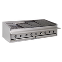 Bakers Pride L-72RS-R Gas Countertop Charbroiler with Radiant Heat and Adjustable Burners