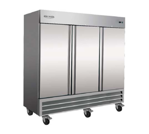 Serv-Ware RR3-HC Commercial Refrigerator Three-Door Reach-In