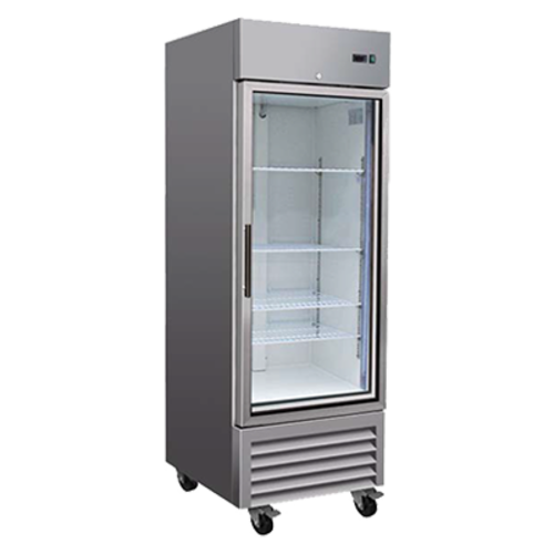 Serv-Ware RR1G-HC Reach-In Refrigerator Single Glass Door
