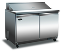 Serv-Ware SP48-12-HC-T Refrigerated Sandwich and Salad Prep Counter 48-Inch 12-Pan Capacity