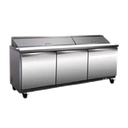 Serv-Ware SP72-20-HC-T Refrigerated Sandwich and Salad Prep Counter 72-Inch