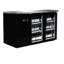 Serv-Ware BB2-24G-HC Refrigerated Back Bar Cabinet Two Glass Doors