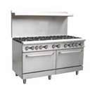 Serv-Ware SGR-10B Gas Restaurant Range 60-Inch