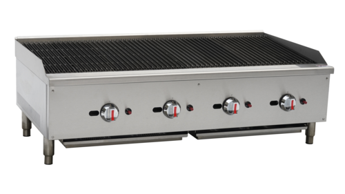 Serv-Ware SCBS-48-LP Griddle and Charbroiler Gas Floor Model