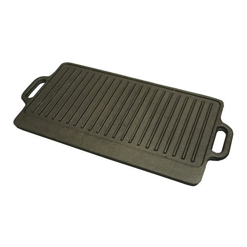 Winco IGD-2095 Cast Iron Grill / Griddle Plate Reversible Design
