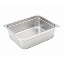 Winco SPJH-204 Steam Table Pan 1/2 Size Stainless Steel