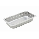 Winco SPJH-302 Steam Table Pan 2.5-Inch Deep Stainless Steel