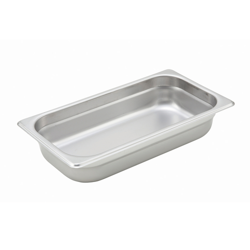 Winco SPJH-302 Steam Table Pan 2.5-Inch Deep Stainless Steel