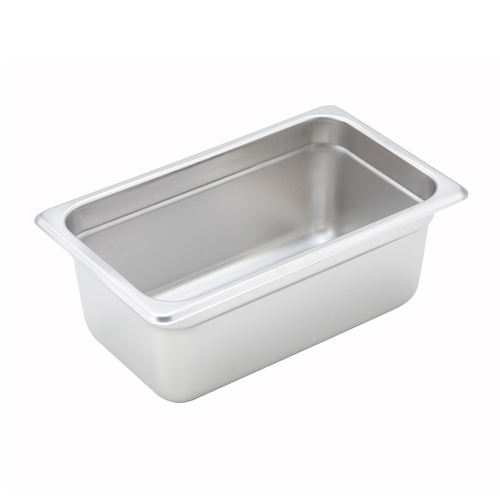 Winco SPJH-404 Steam Table Pan 4-Inch Deep Stainless Steel