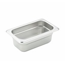 Winco SPJH-902 Steam Table Pan 1/2 Size Stainless Steel