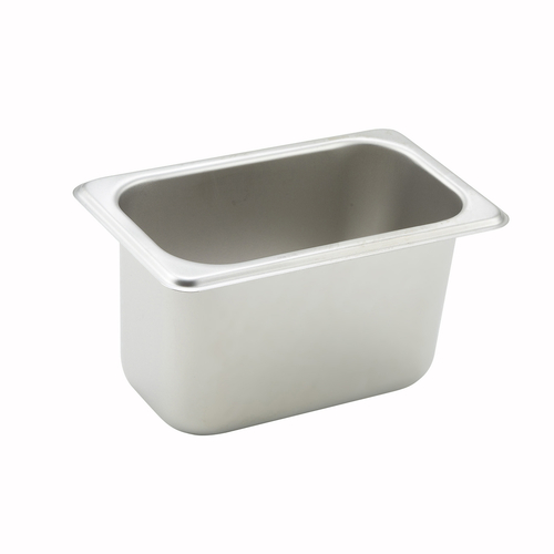 Winco SPN4 Steam Table Pan 4-Inch Deep Stainless Steel