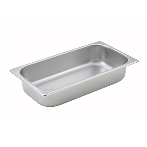 Winco SPT2 Steam Table Pan 24-Gauge Stainless Steel