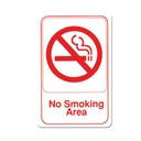 Winco SGN-684W Information Sign White Plastic