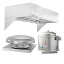 Naks Restaurant Hood System w/ Eco Make-Up Air 9’ x 48”
