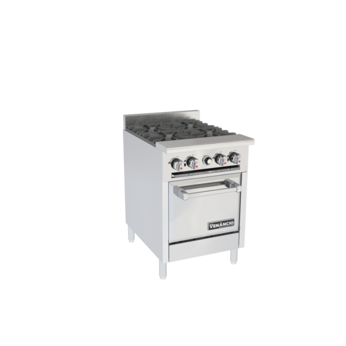 Elite Series R24ST-24B Gas Range 24-Inch Stainless Steel