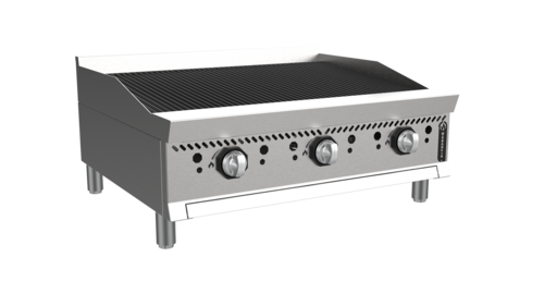 Octo O36CB Charbroiler 36-Inch Stainless Steel