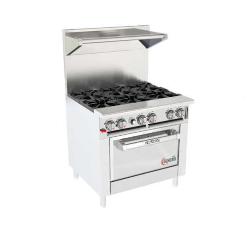 Genesis G36ST-36B Gas Range 36-Inch Stainless Steel