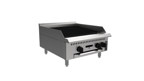 Prime PCB60G-CT Charbroiler 60-Inch Stainless Steel