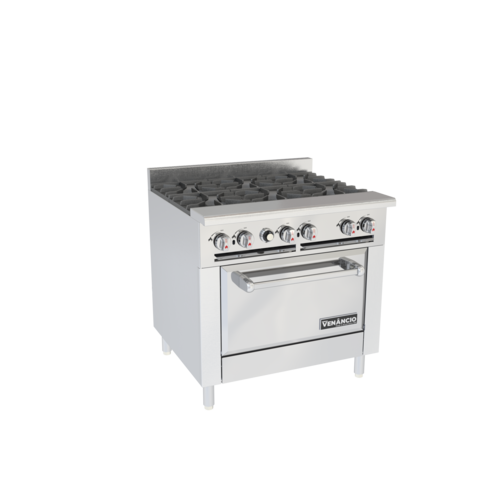 Elite Series R36ST-36B Gas Range 36-Inch Six-Burner