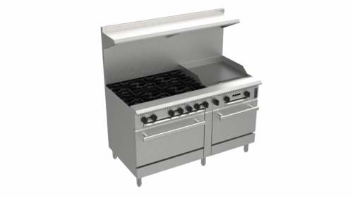 Prime PRM601G-ST Gas Range 6-Burner Stainless Steel