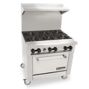 Venancio USA R722ST-36B36G Gas Range 36-Inch 6-Burner