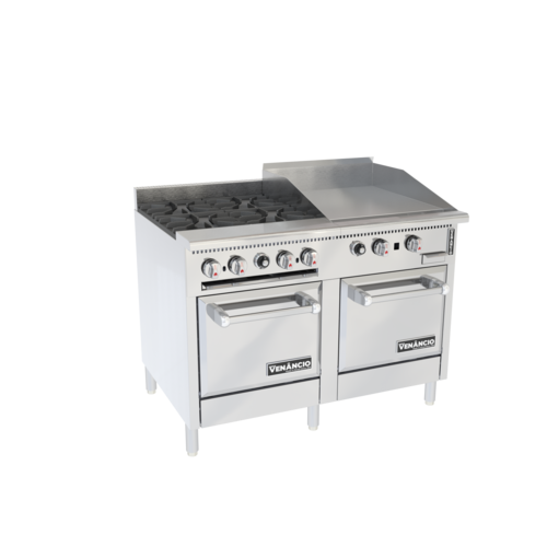 Elite Series R482ST-24B24G Gas Range 24-Inch 4-Burner