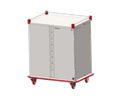 Carter-Hoffmann PTDST10 Meal Tray Delivery Cabinet 10-Tray Capacity