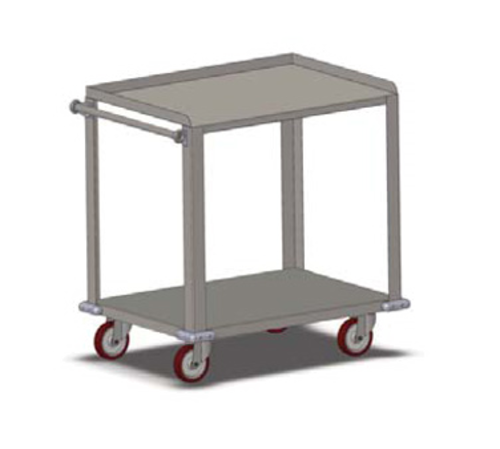Carter-Hoffmann UC2S2433 Utility Cart Stainless Steel Construction