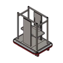 Carter-Hoffmann OTD1020 Cup & Glass Rack Dispenser 20-Rack Capacity