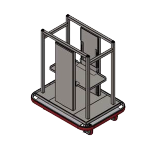 Carter-Hoffmann OTD1020 Cup & Glass Rack Dispenser 20-Rack Capacity