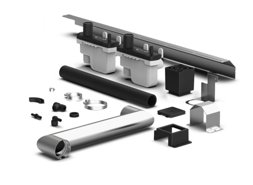 UNOX ChefTop MIND.Maps Plus XAVQC-0011-E Stacking Kit for Efficient Space Management