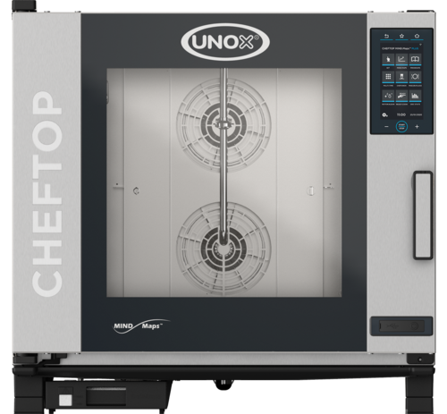 UNOX ChefTop MIND.Maps Plus XAVC-06FS-GPRM Combi Oven Gas 6-Pan Capacity