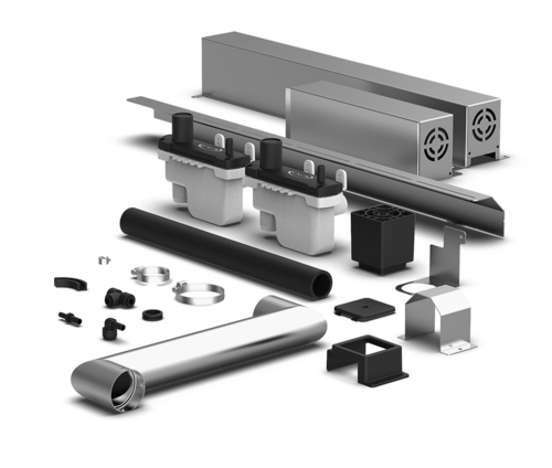 UNOX ChefTop MIND.Maps Plus XAVQC-0011-G Stacking Kit for Efficient Space Management
