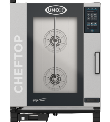 UNOX ChefTop MIND.Maps Plus XAVC-1011-GPRM Combi Oven, Gas 10-Pan Capacity