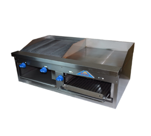 Comstock Castle FHP48-2RB-24B Griddle / Charbroiler Gas Countertop