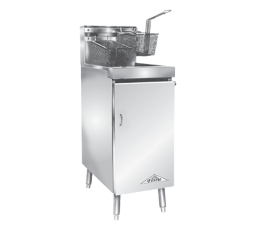 Comstock Castle 14HF Fryer Gas Floor Model Full Pot